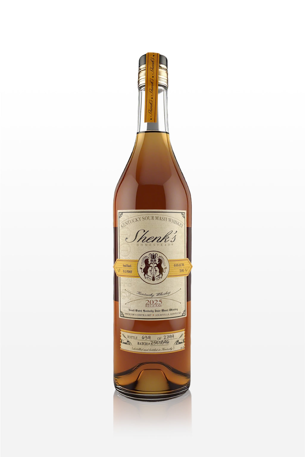 Shenk's Homestead 2025 Release Kentucky Sour Mash Whiskey