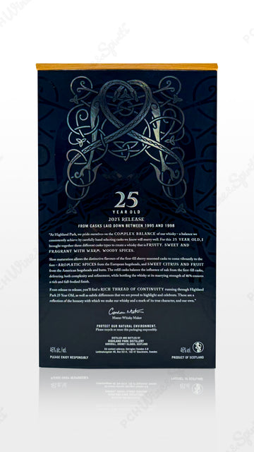 Highland Park 25 Year 46% 750ML