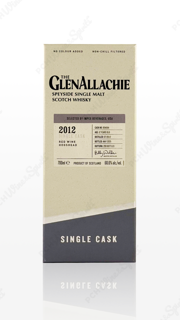 GlenAllachie 2012 12 Year Red Wine Cask 60.6% 700ML