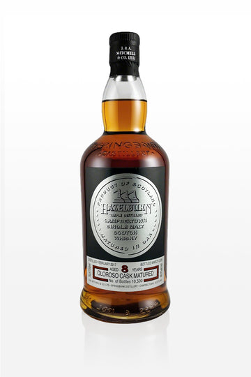 Hazelburn 8 Year Old Oloroso Cask Matured Campbeltown Single Malt Scotch 700ML
