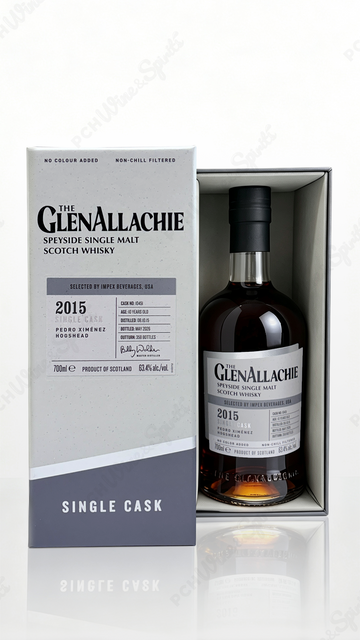 The GlenAllachie 2015 10 Year Old PX Sherry 63.4% 700ML
